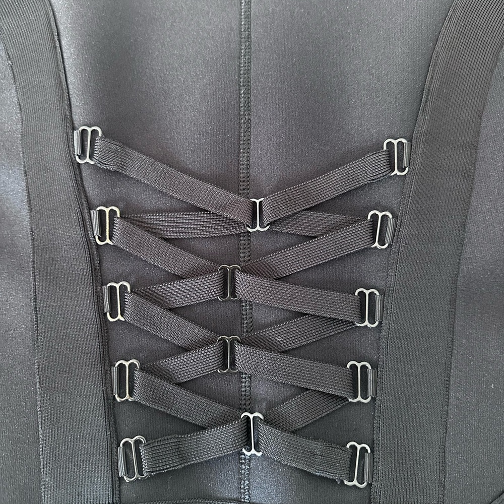Authentic Herve Leger Black Structured Blazer- Runway Collection- RARE - Picture 8 of 11
